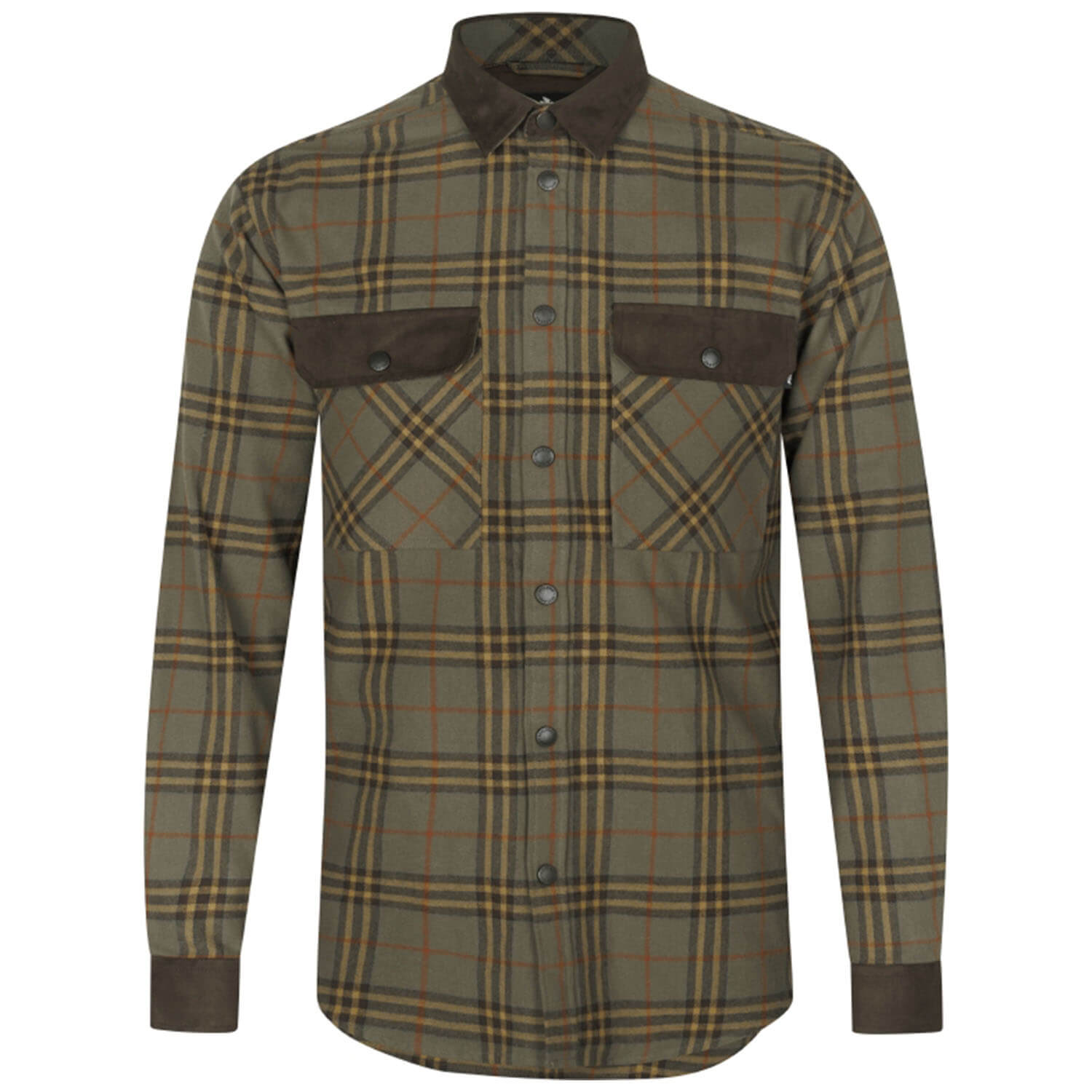  Seeland Camicia da caccia Banff (Grape Leaf/Terracotta Check) - Camicie da caccia