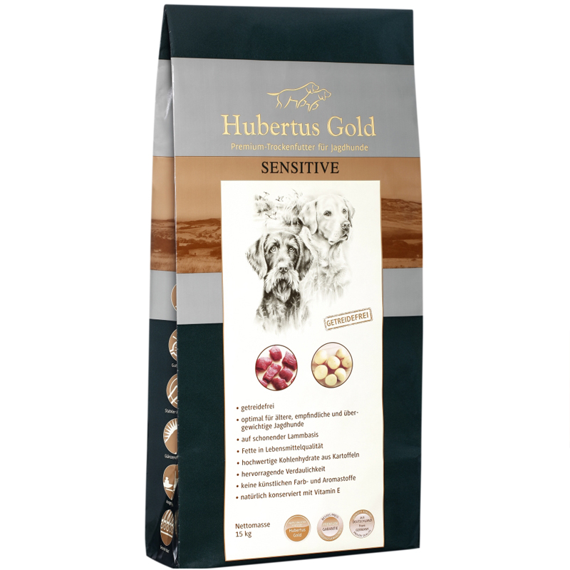  Hubertus Gold Cibo secco Premium Sensitive 14 kg - Cani da caccia