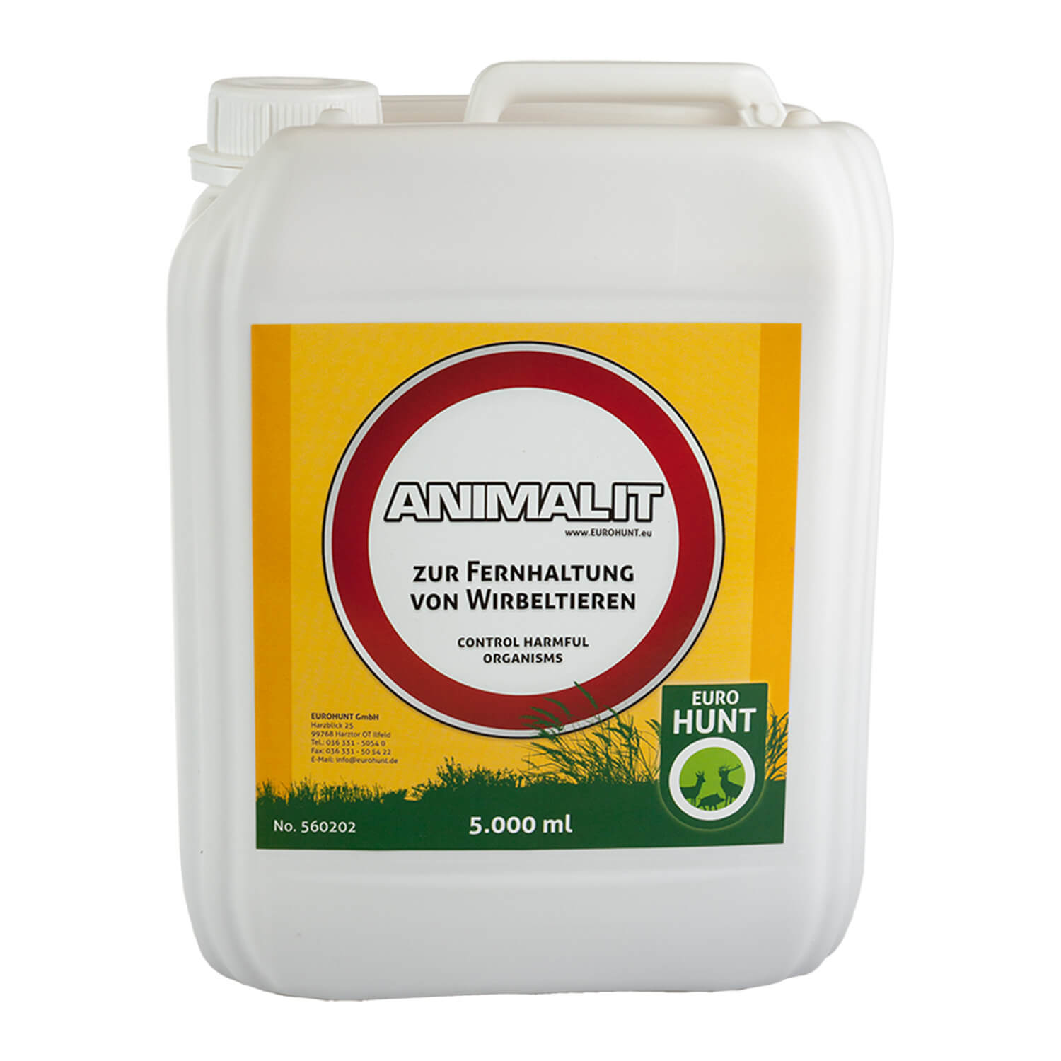  EUROHUNT Repellente per animali selvatici Animalit 5 l - Attrezzatura da caccia