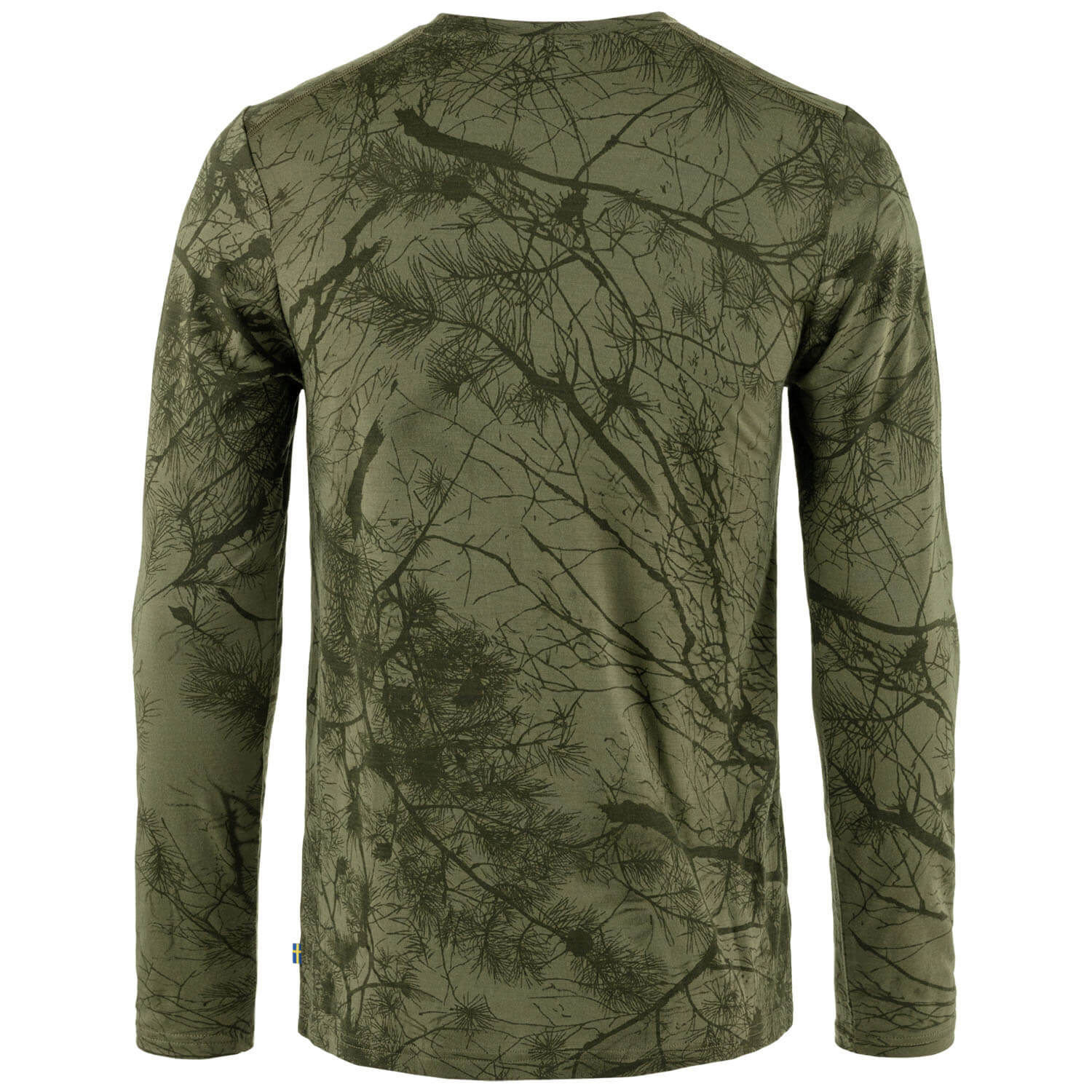  Fjällräven Camicia a maniche lunghe in lana Värmland (Verde Camo)