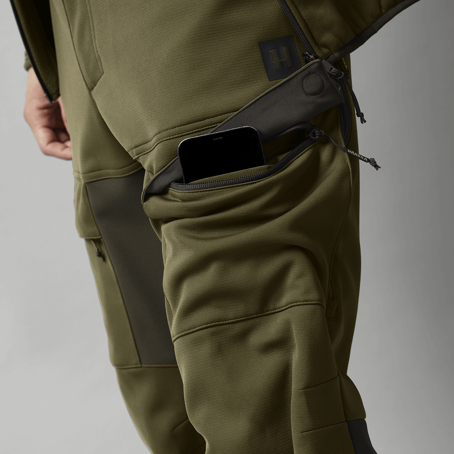  Härkila Pantaloni Deer Stalker Light (verde salice/marrone ombra)