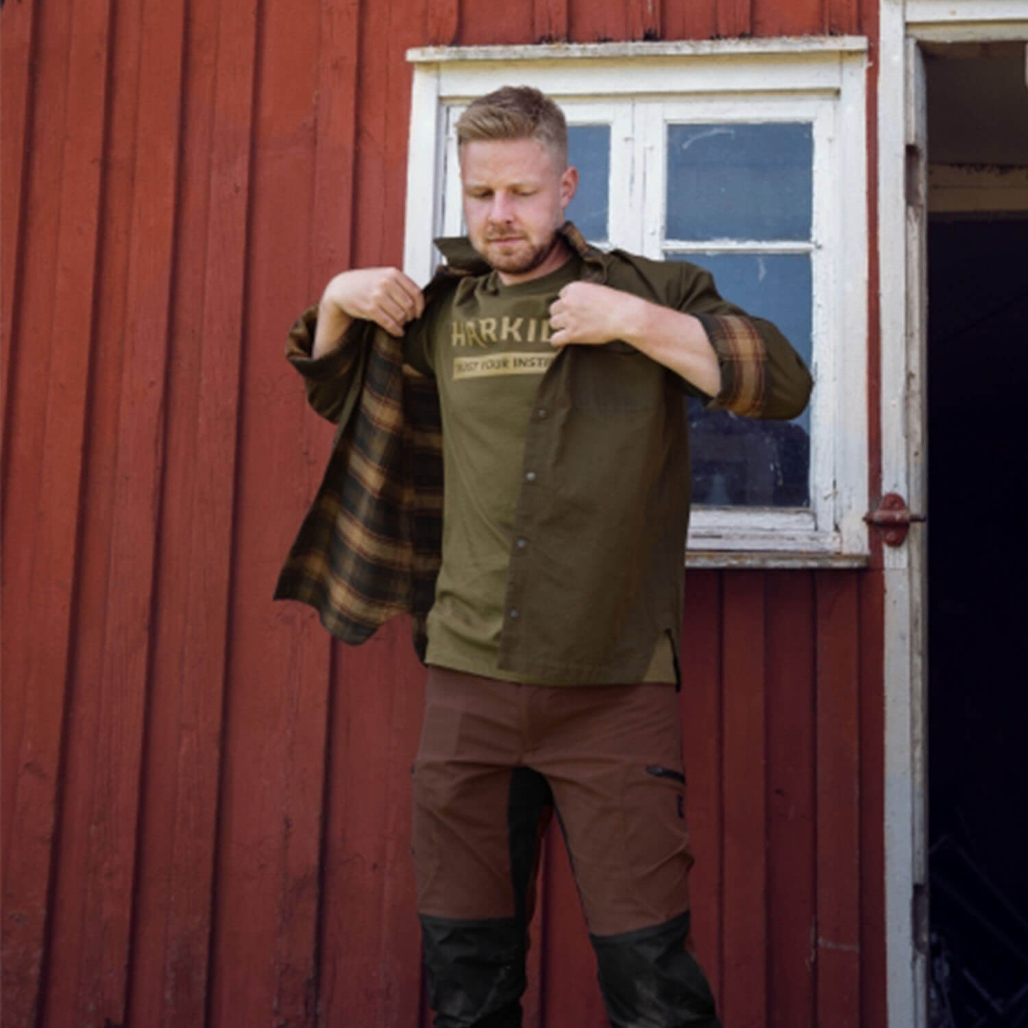  Härkila Giacca camicia Eirik (reversibile)