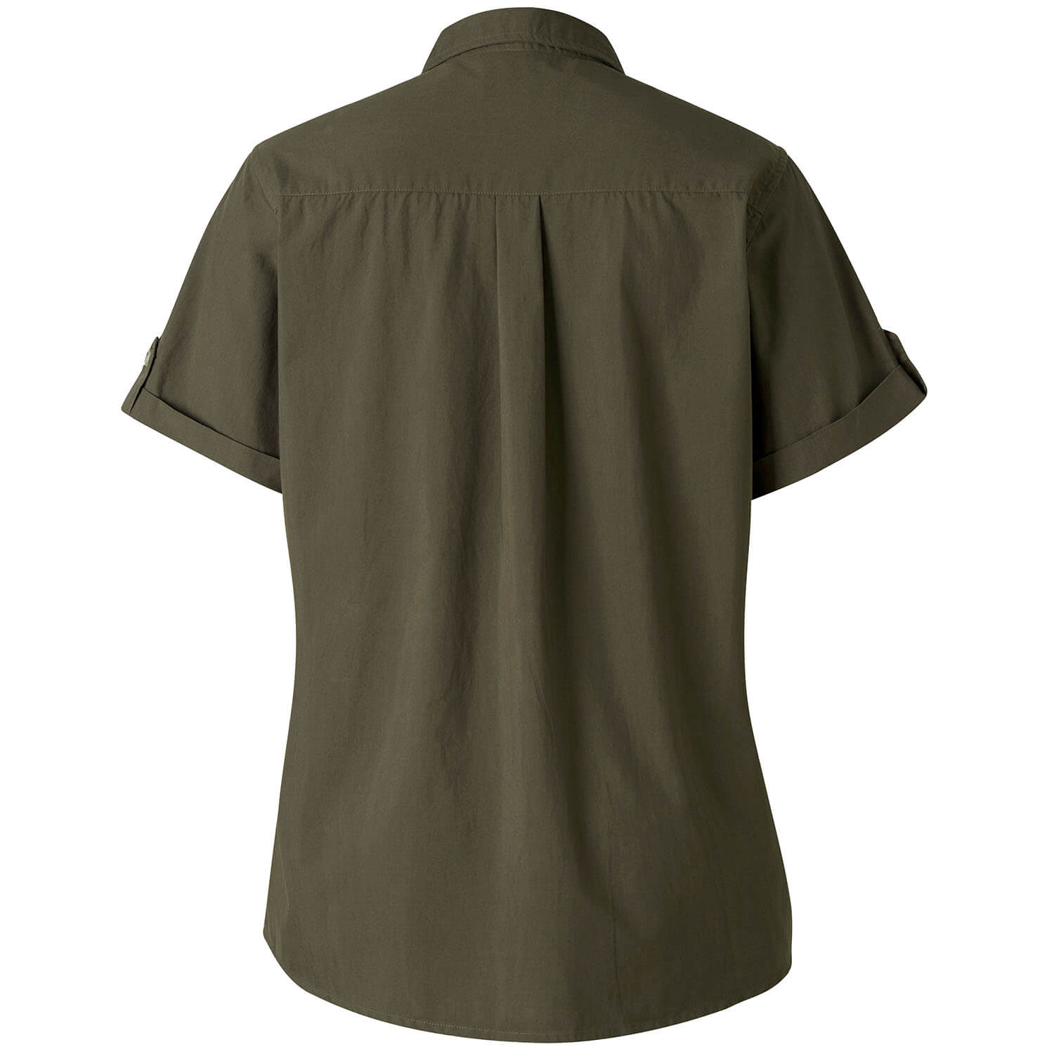  Pinewood Camicia da donna a maniche corte Safari (verde muschio)