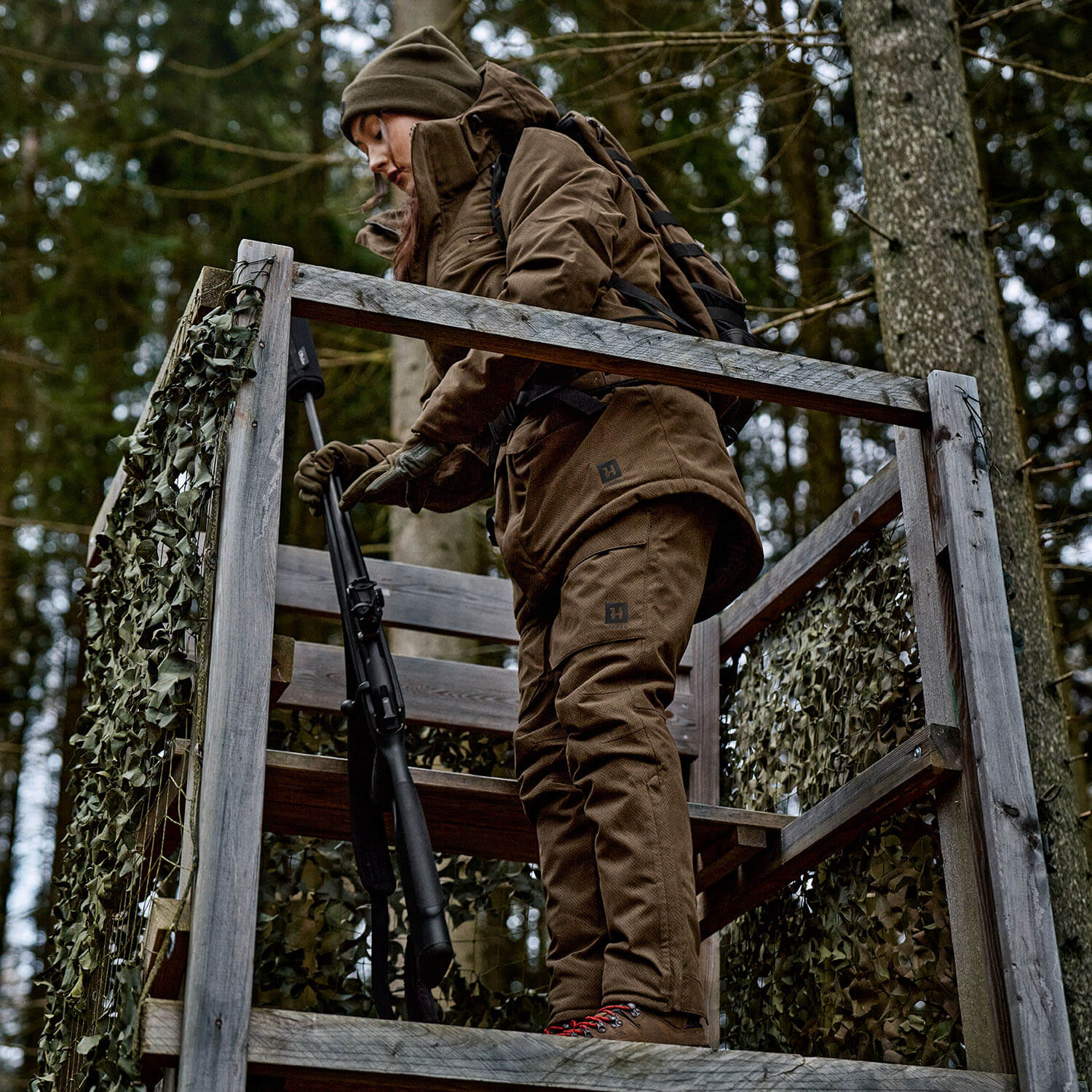  Härkila Pantaloni da donna Driven Hunt HWS isolante (Willow Green)