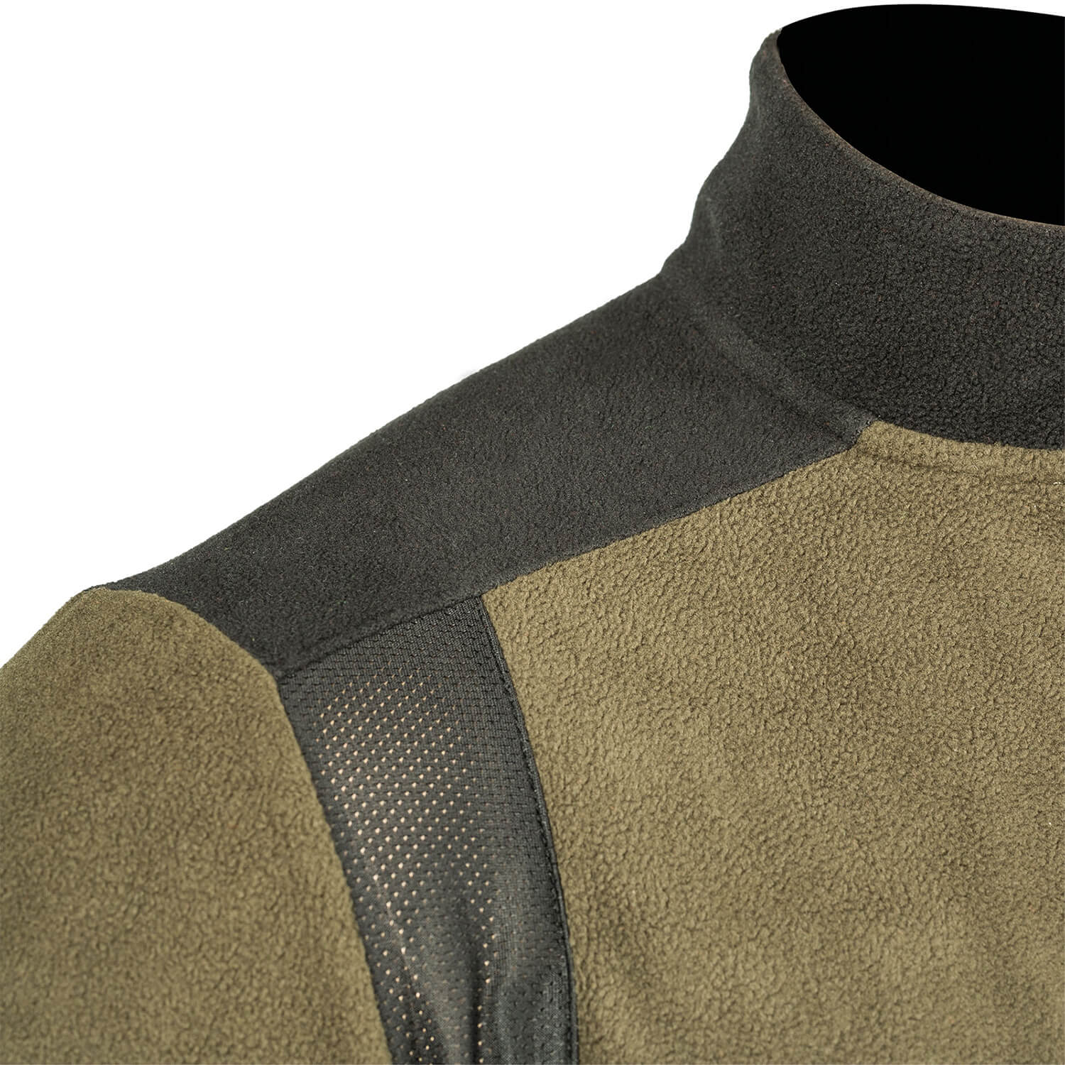  P.SS Camicia in pile X-treme Polar (verde/nero)