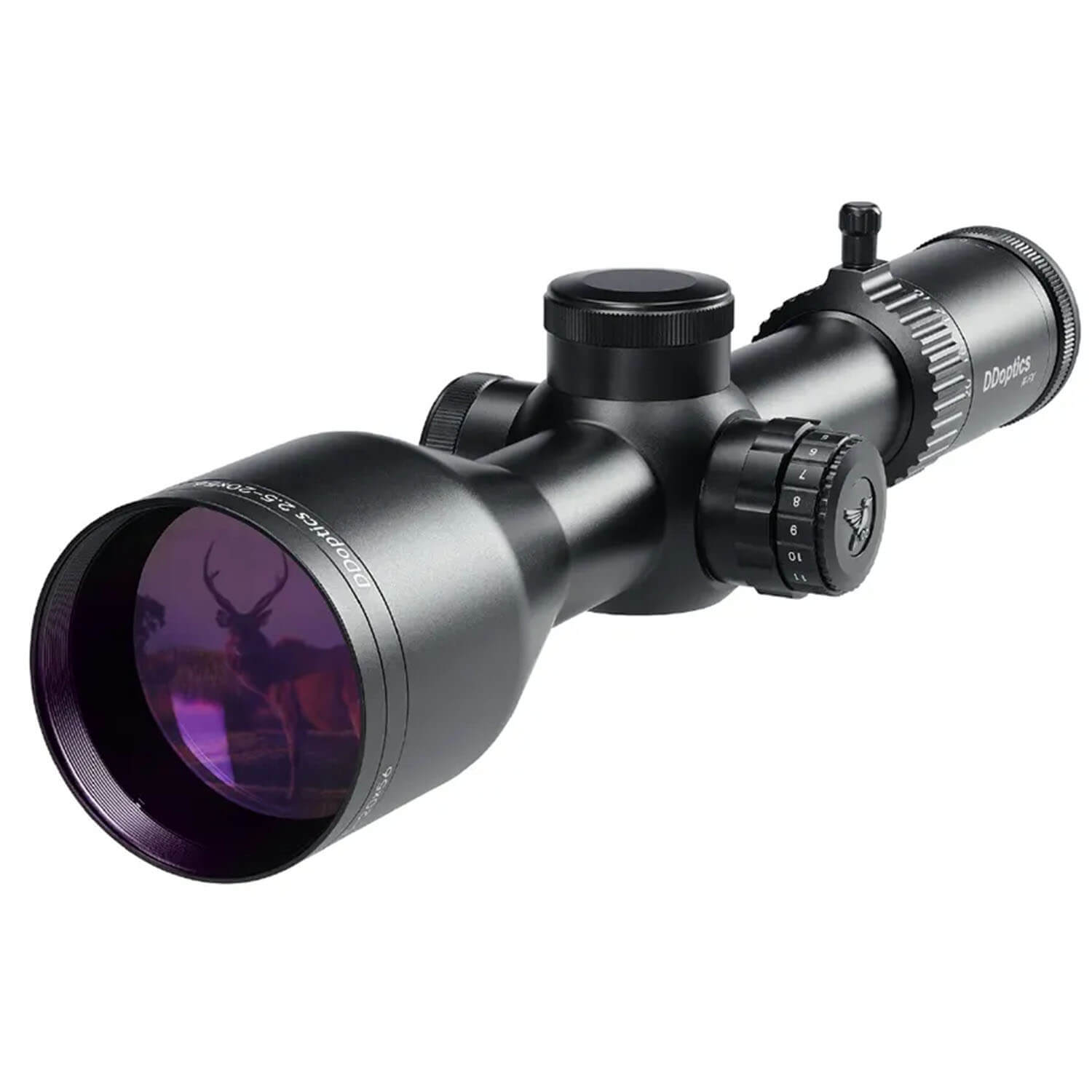  DDoptics Cannocchiale da puntamento Nighteagle V8 2,5-20x56 NFX - Attrezzatura da caccia