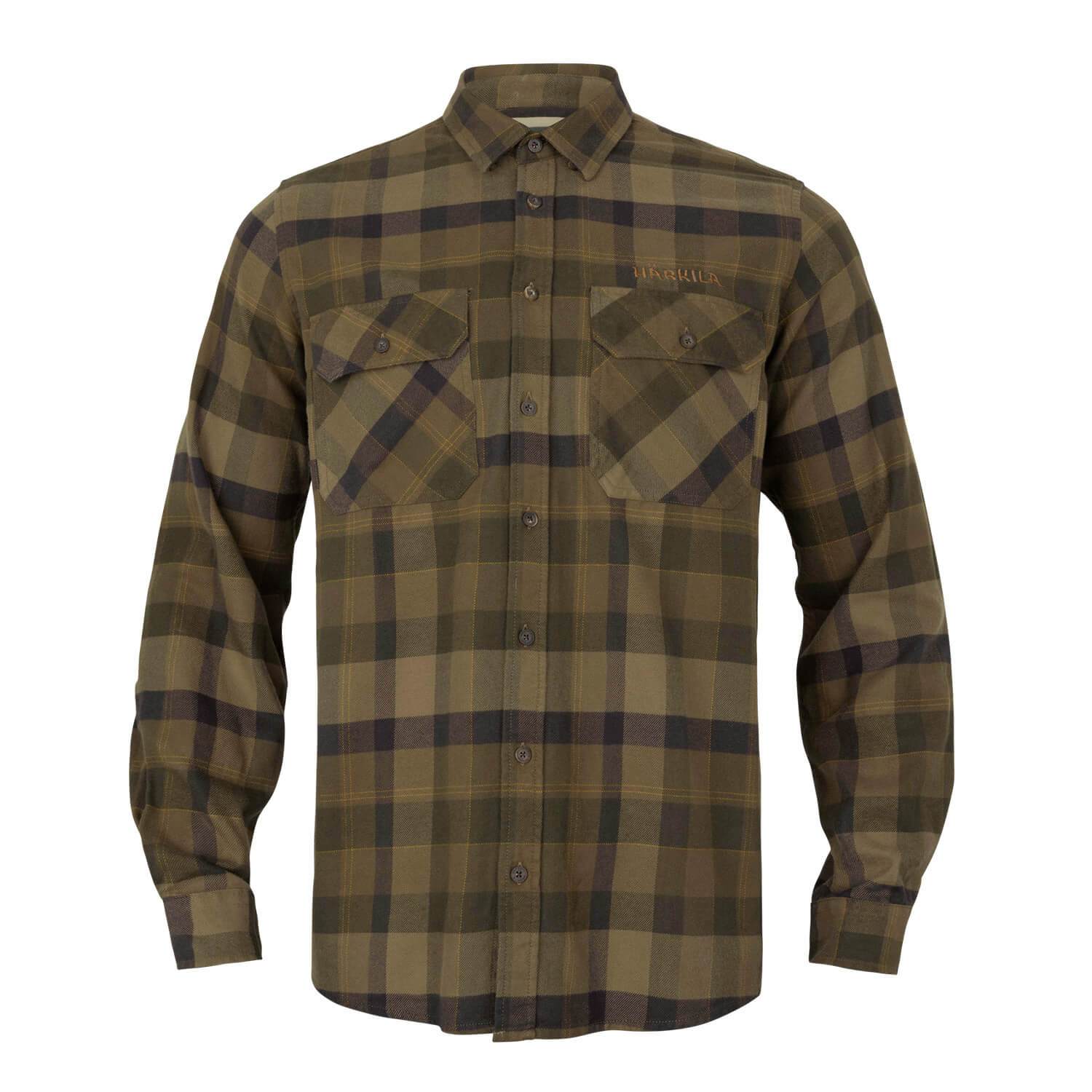  Härkila Asmund Hunting Shirt (Beach Green Check)