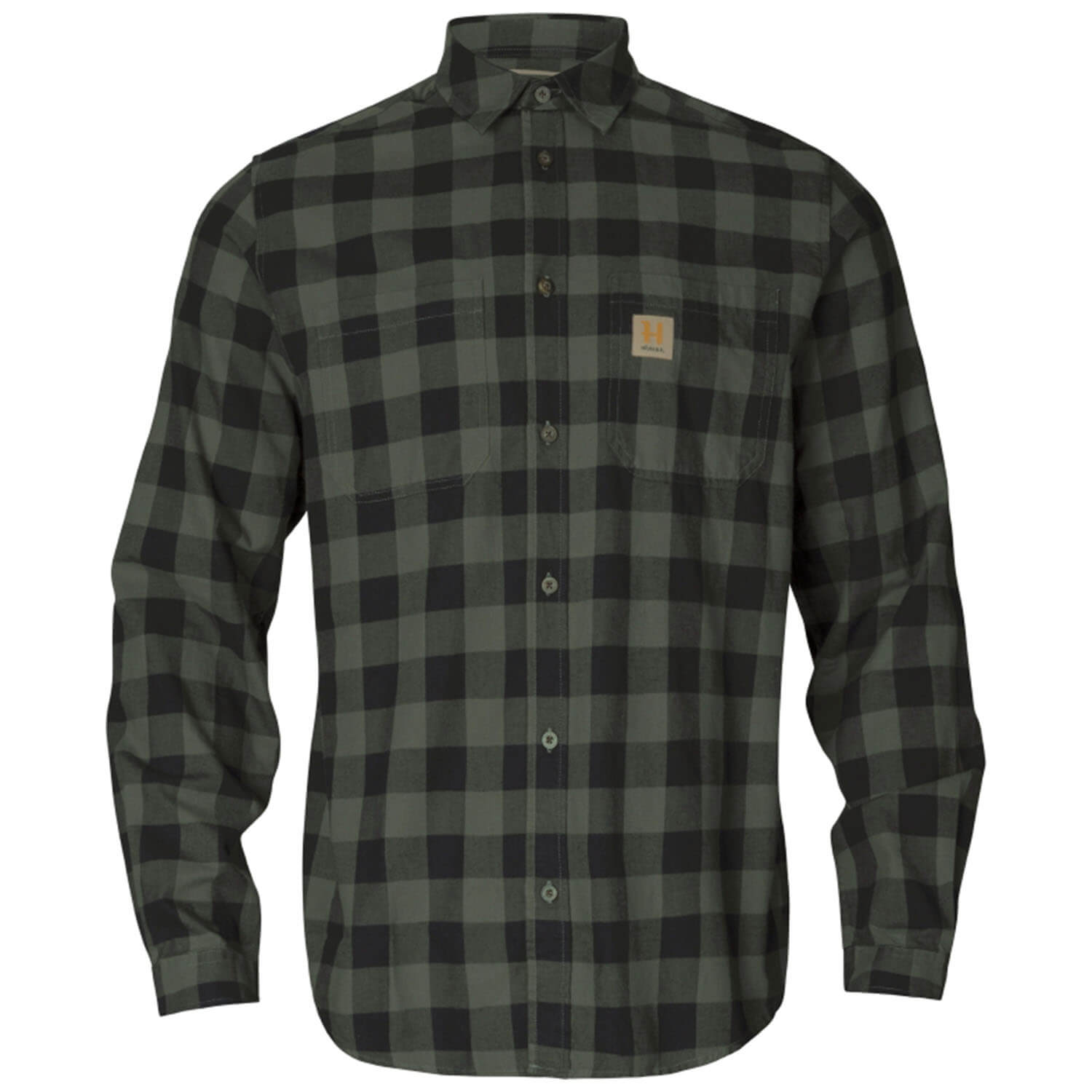  Härkila Camicia da caccia Scandinavian (verde check) - Camicie da caccia