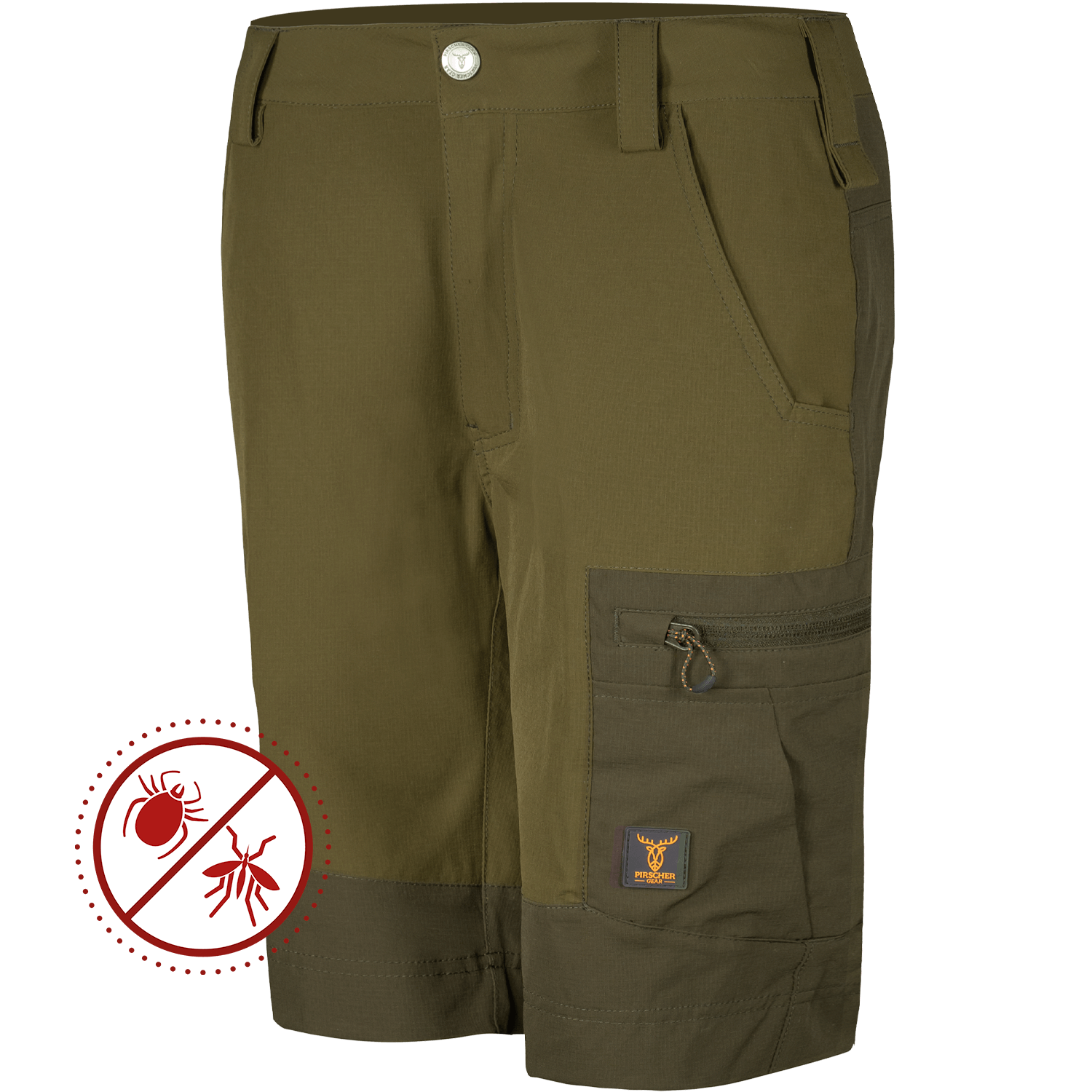  Pirscher Gear Pantaloncini da donna in Ripstop Tanatex