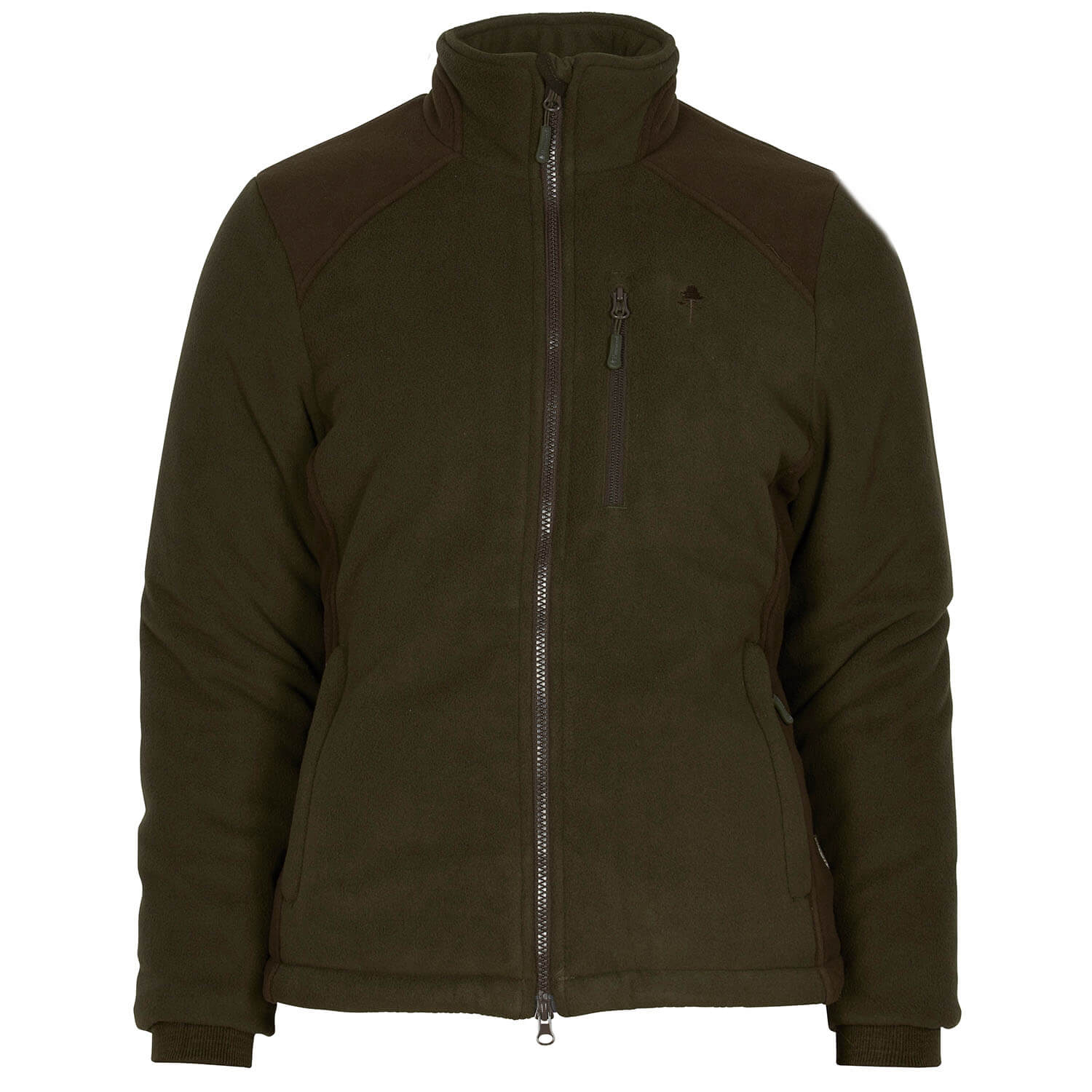 Pinewood Giacca in pile da donna Harriette (verde/marrone) - Giacche da caccia