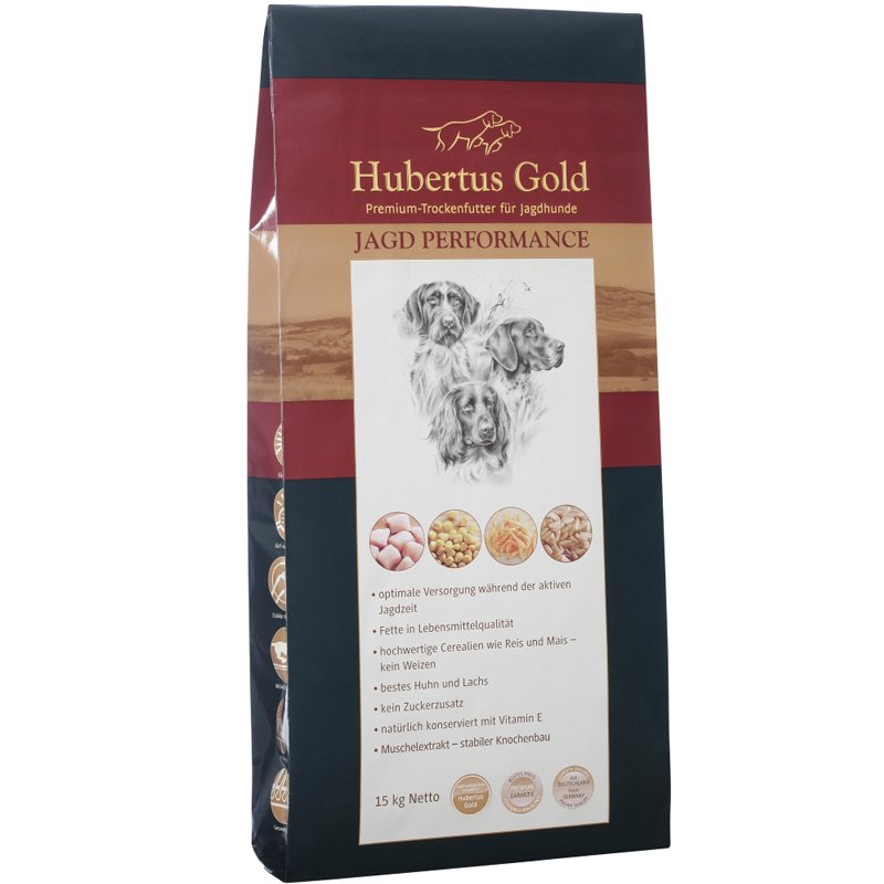  Hubertus Gold Cibo secco Hunting Performance 14kg - Cani da caccia