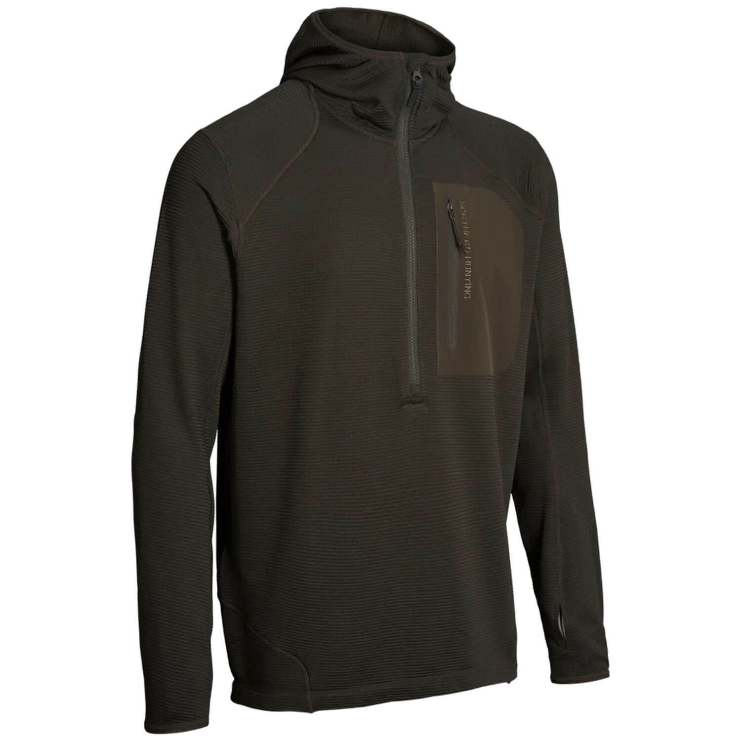  Northern Hunting Rolf con mezza zip (verde scuro) - Camicie