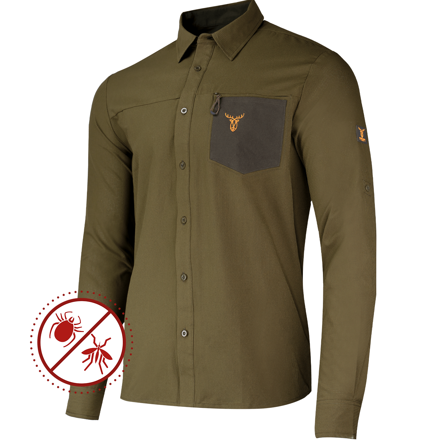  Pirscher Gear Camicia da caccia in Tanatex
