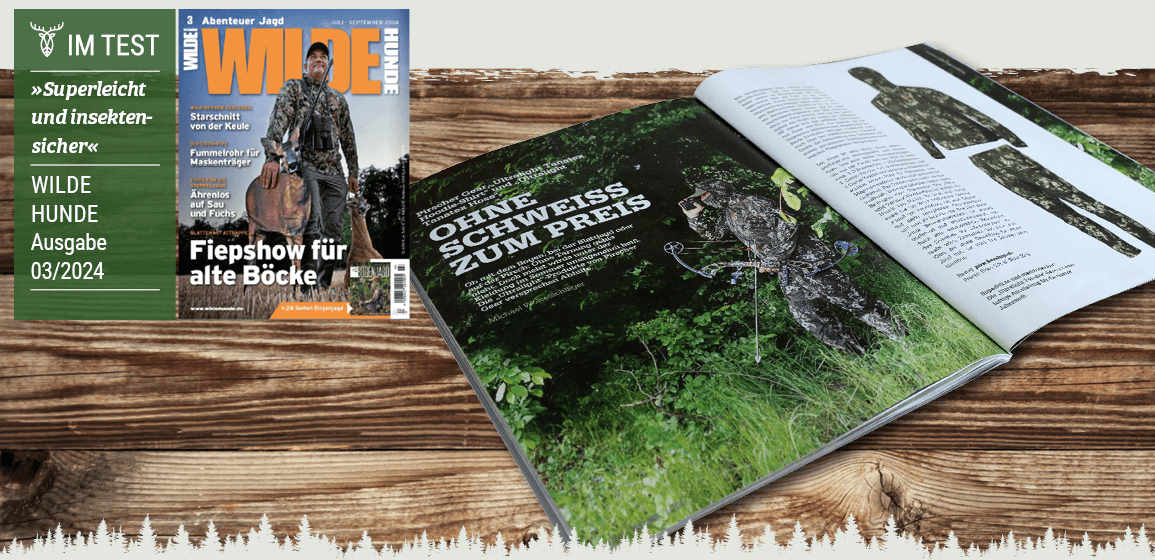 Pirscher Gear Tanatex Ultralight Insektenschutzkleidung im Testbericht vom Jagdmagazin Wilde Hunde