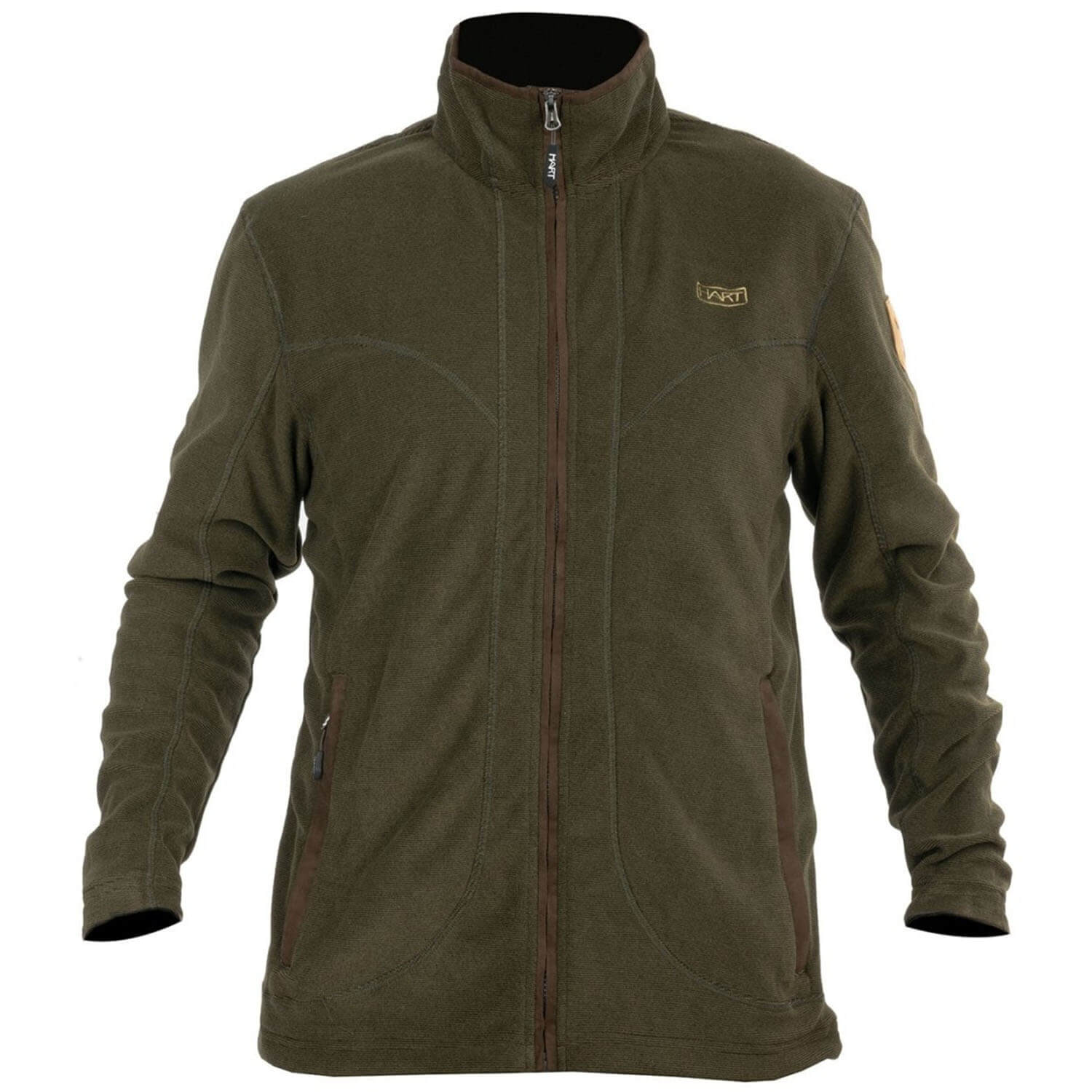  Hart Bauen Giacca in pile Polar (verde)