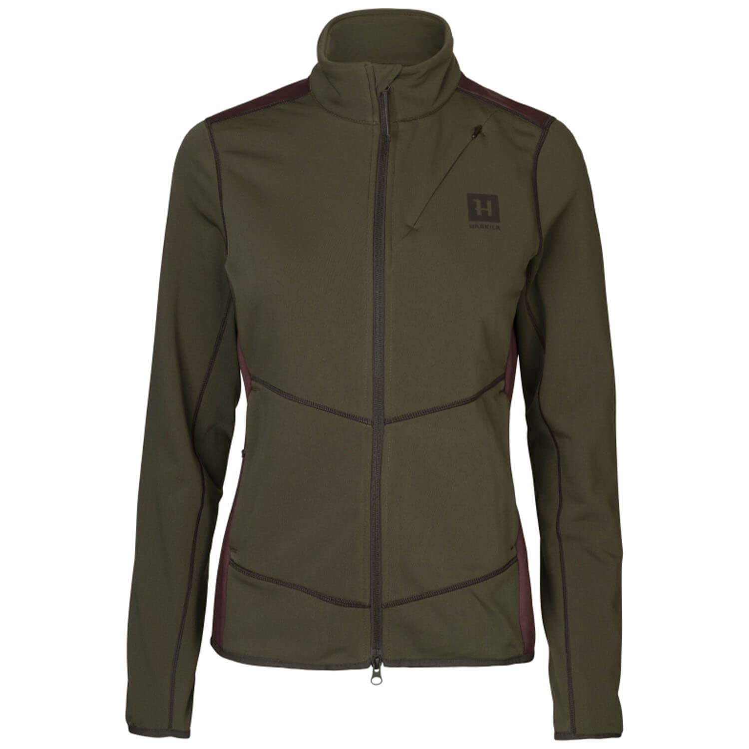  Härkila Giacca in pile da donna Oda (Willow Green) - Abbigliamento caccia donna