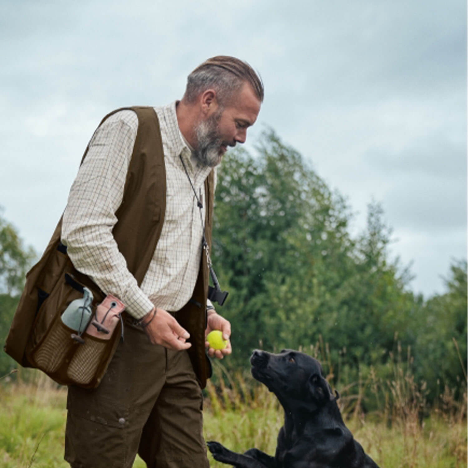  Härkila Gilet da caccia Retrieve dummy (oliva calda)
