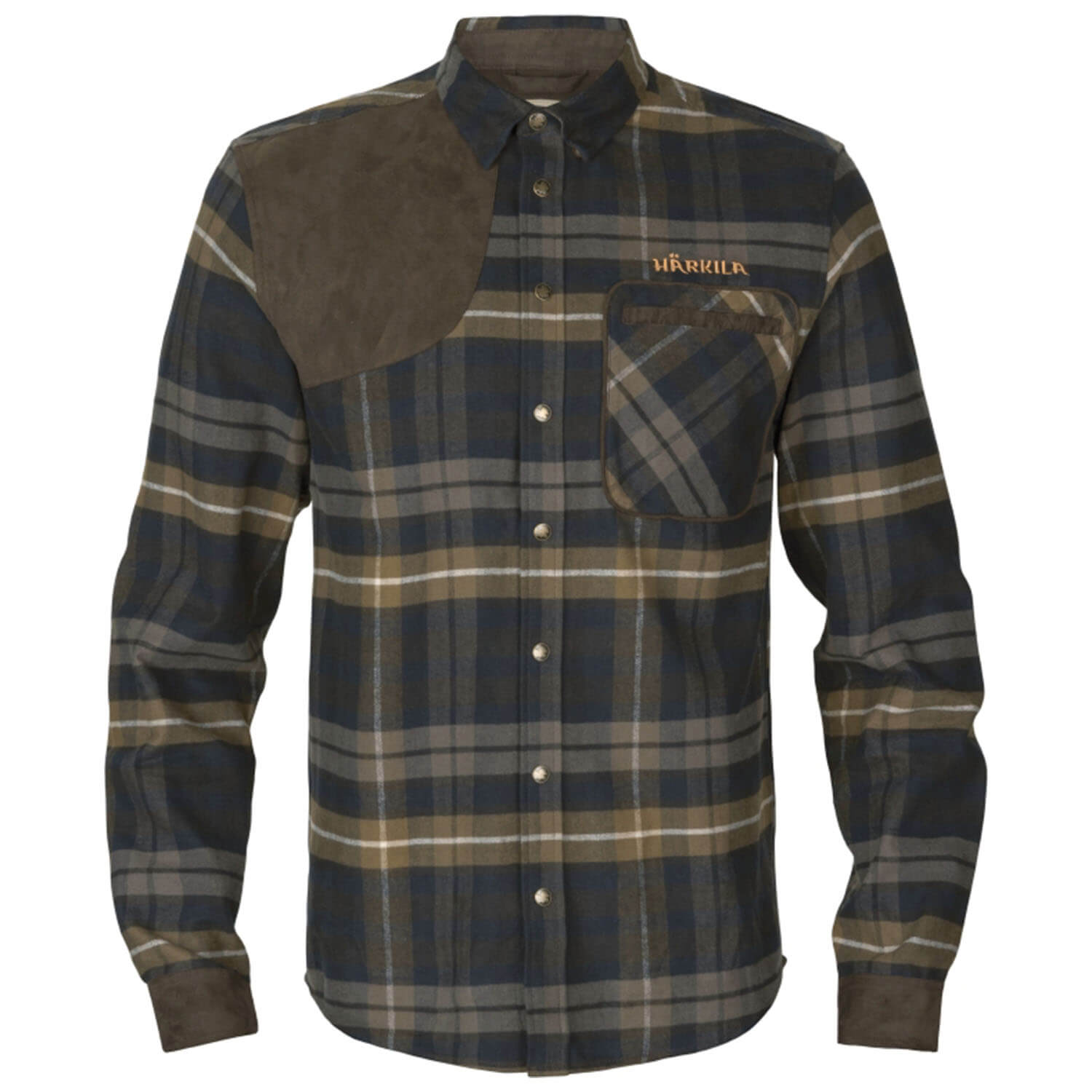  Härkila Camicia da caccia Jarne (oliva scuro) - Camicie da caccia