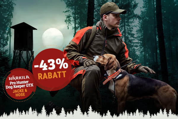 Vollmond-Deal im Oktober: -43% Rabatt auf Härkila Pro Hunter Dog Keeper GTX
