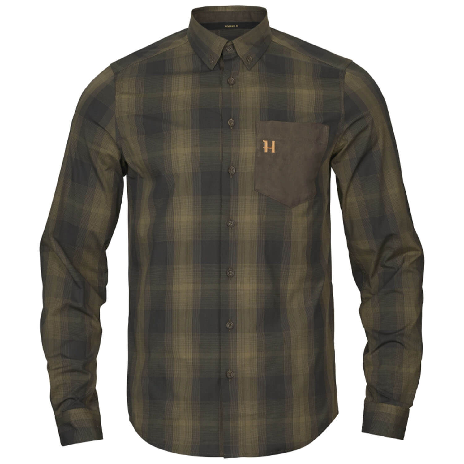  Härkila Camicia Akkan (verde salice/marrone ombra) - Camicie da caccia