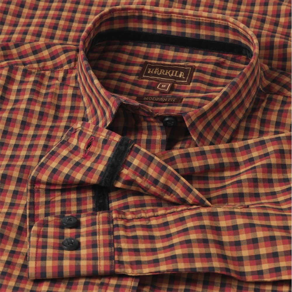  Härkila Camicia Selja da donna (a quadri rossi e neri)